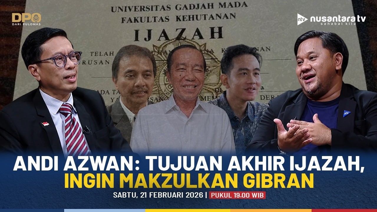 [LIVE] Andi Azwan: Tujuan Akhir Ijazah Jokowi, Ingin Makzulkan Gibran | DPO PODCAST