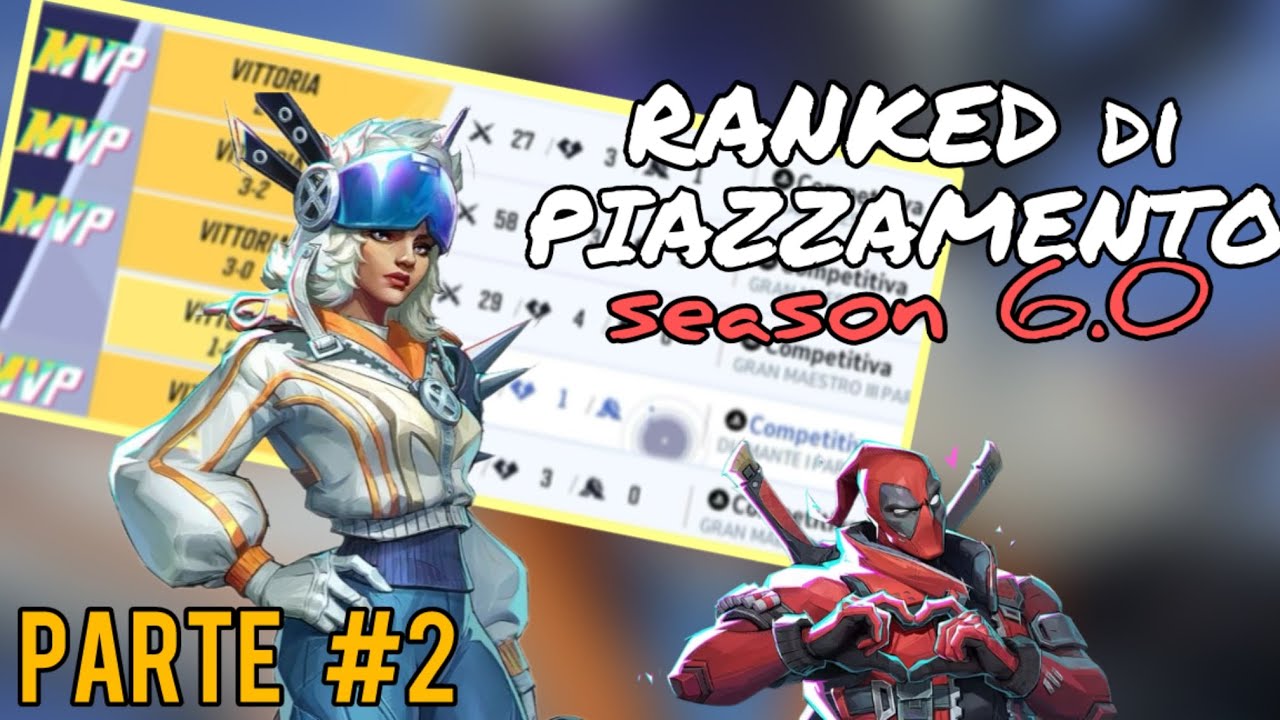 Parte #2: Ranked di Piazzamento (auto-vod review/ analisi), Season 6 - Marvel Rivals