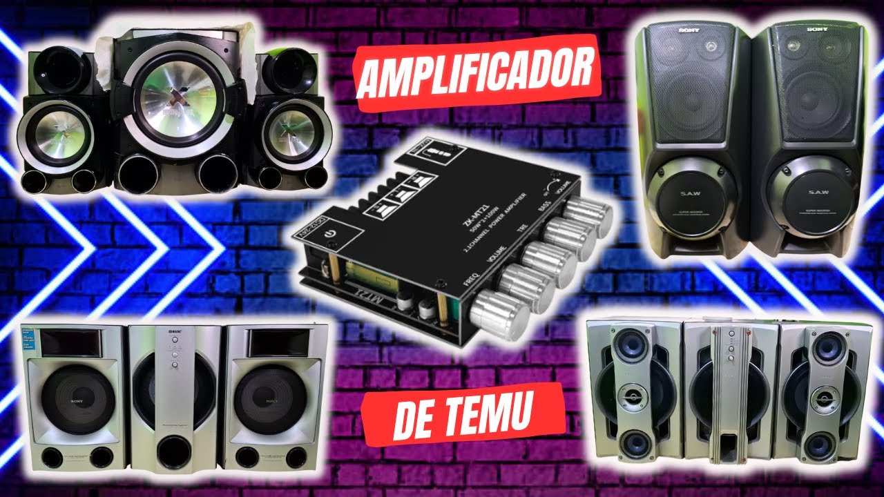 REUTILIZA TUS VIEJAS BOCINAS CON ESTE AMPLIFICADOR DE TEMU! Me sorprendió...