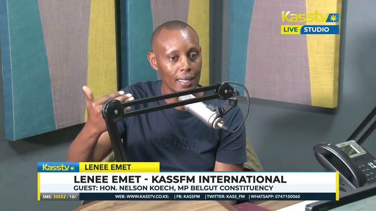 Hon. Nelson Koech, MP, Belgut Constituency, live on Lenee Emet, hosted by Boaz and Trizer, Part 3.