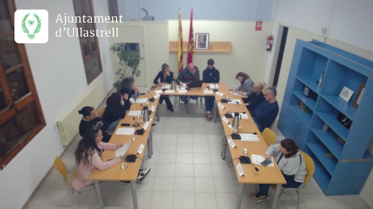 Ple extraextraordinari 19/11/2025