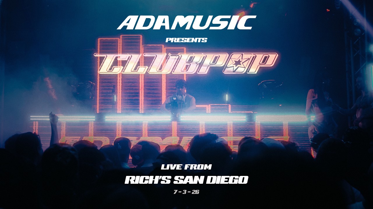 CLUBPOP LIVE | Adamusic DJ Set Live @ Rich's San Diego