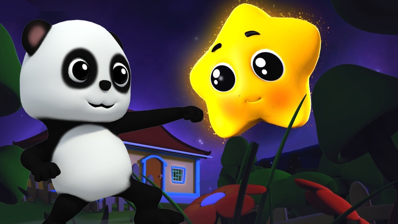 brilha Brilha pequena estrela | Poesia infantil | Twinkle Twinkle | Baby Bao Panda Português