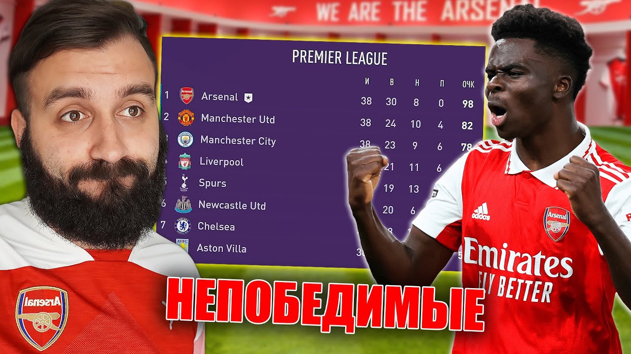 НЕ УЙДУ пока АРСЕНАЛ НЕ возьмет АПЛ БЕЗ ПОРАЖЕНИЙ!