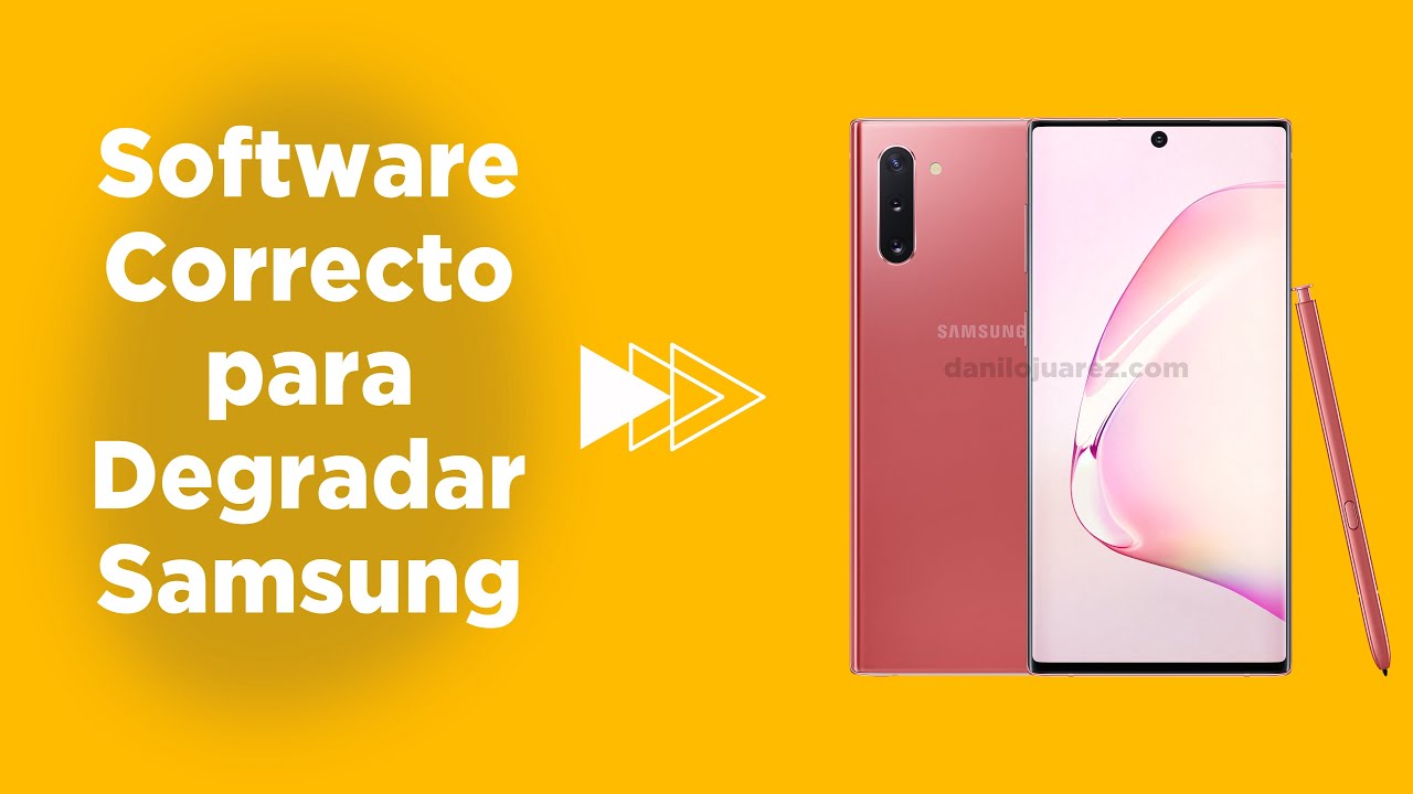 DEGRADAR PARCHE DE SEGURIDAD DEL SISTEMA O SOFTWARE A TODOS LOS SAMSUNG GALAXY