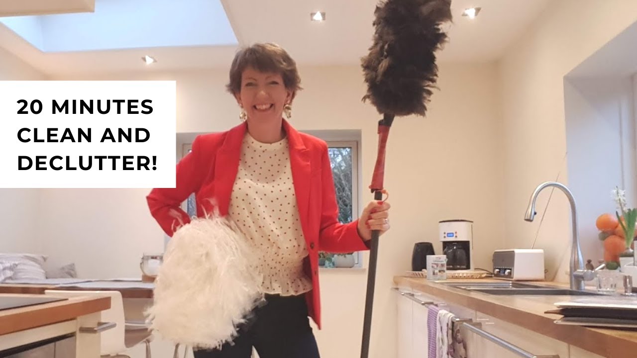 Kitchen declutter and clean - 20 minutes (Flylady Zone 2)!