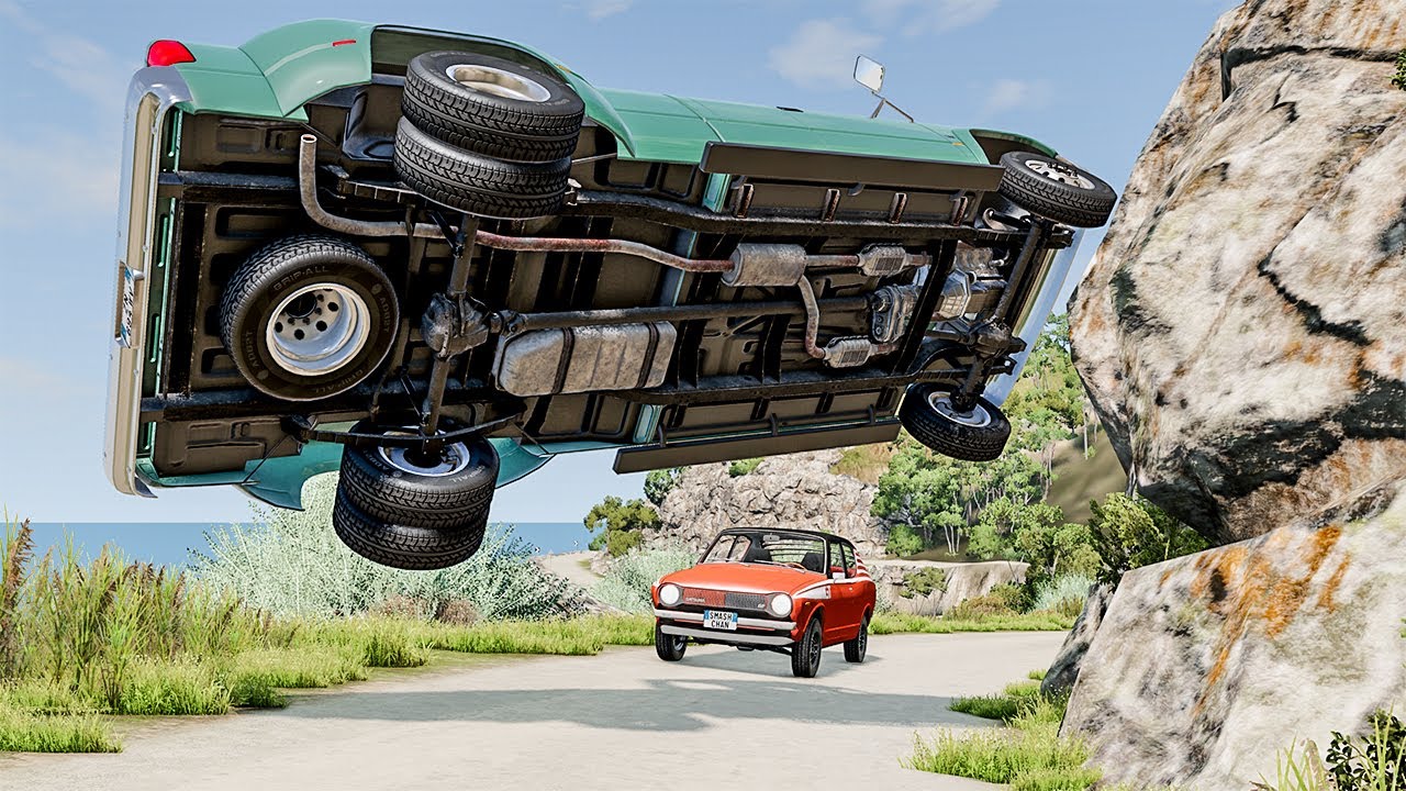 Cliff Drops #123 - BeamNG DRIVE | SmashChan