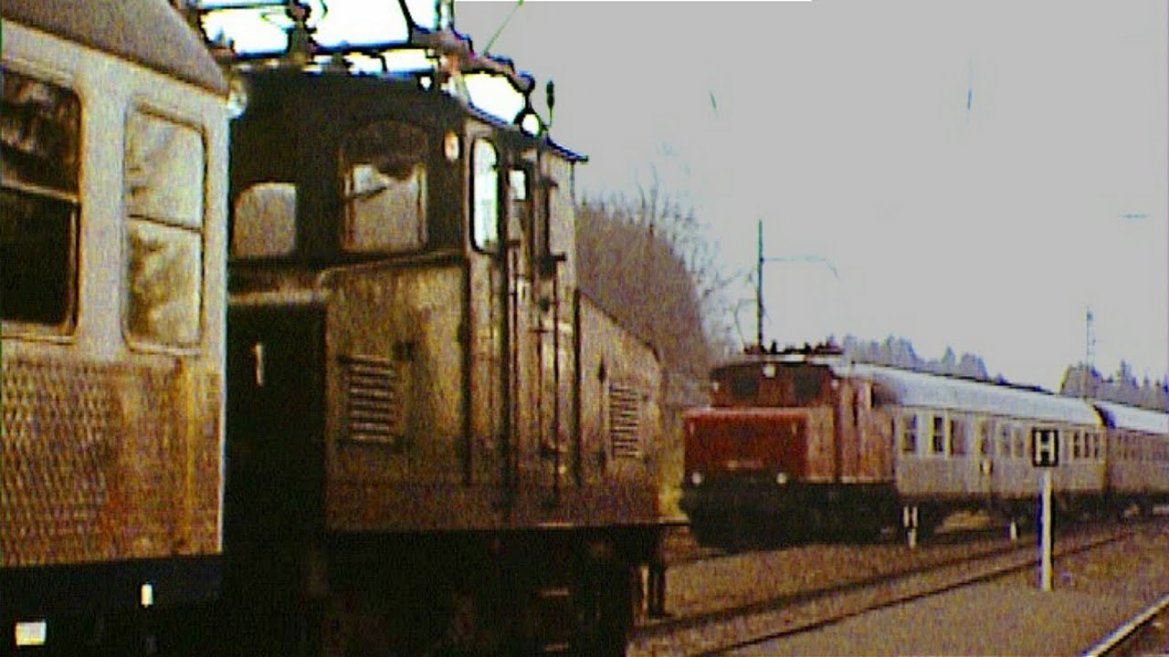 Historic locomotives in Murnau / Bavaria - 1978
