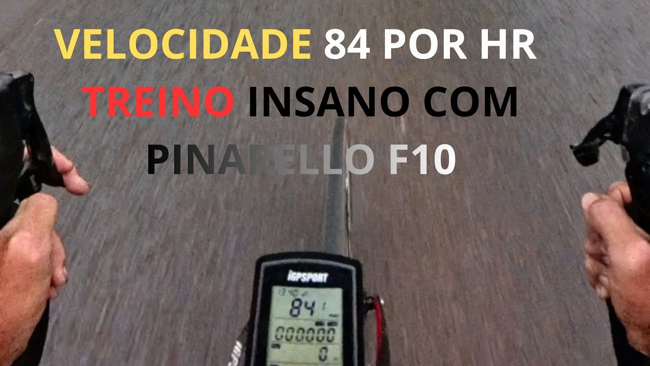 VELOCIDADE MAXIMA 84 km/h de Adrenalina PURA | Pinarello F10 + Insta360 X4 
