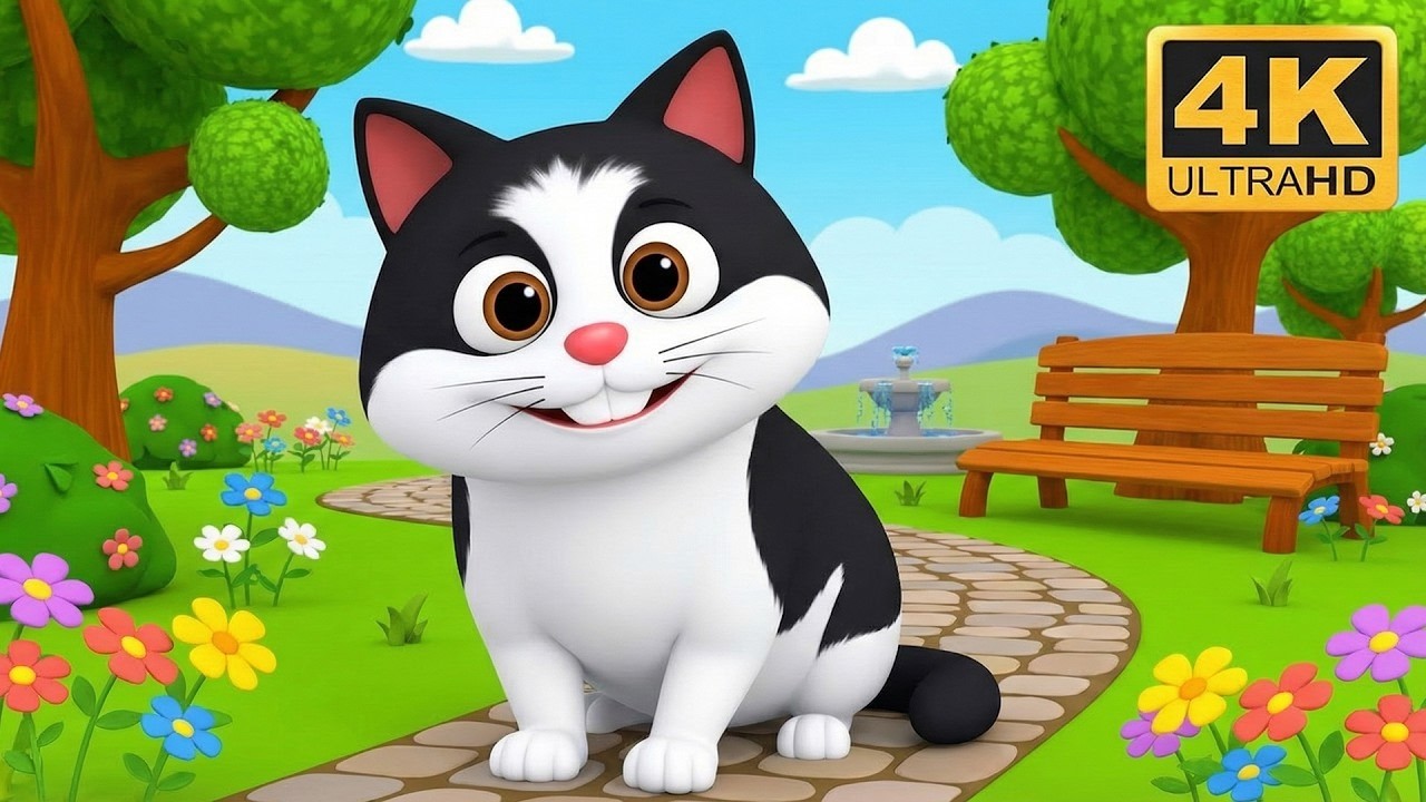 Meow Meow Billi Kerti Meow | म्याऊँ म्याऊँ बिल्ली करती म्याऊँ | Hindi Rhyme | Nursery Rhyme For Kids