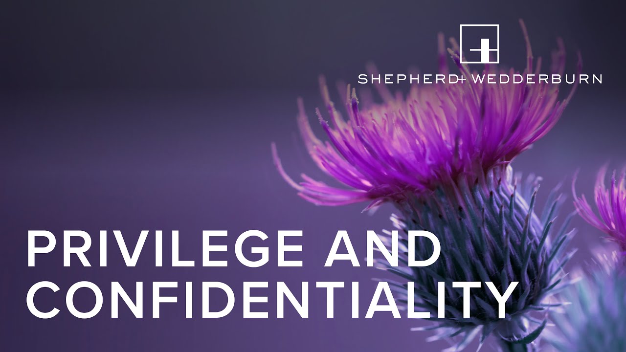 Handling disputes in Scotland: privilege and confidentiality