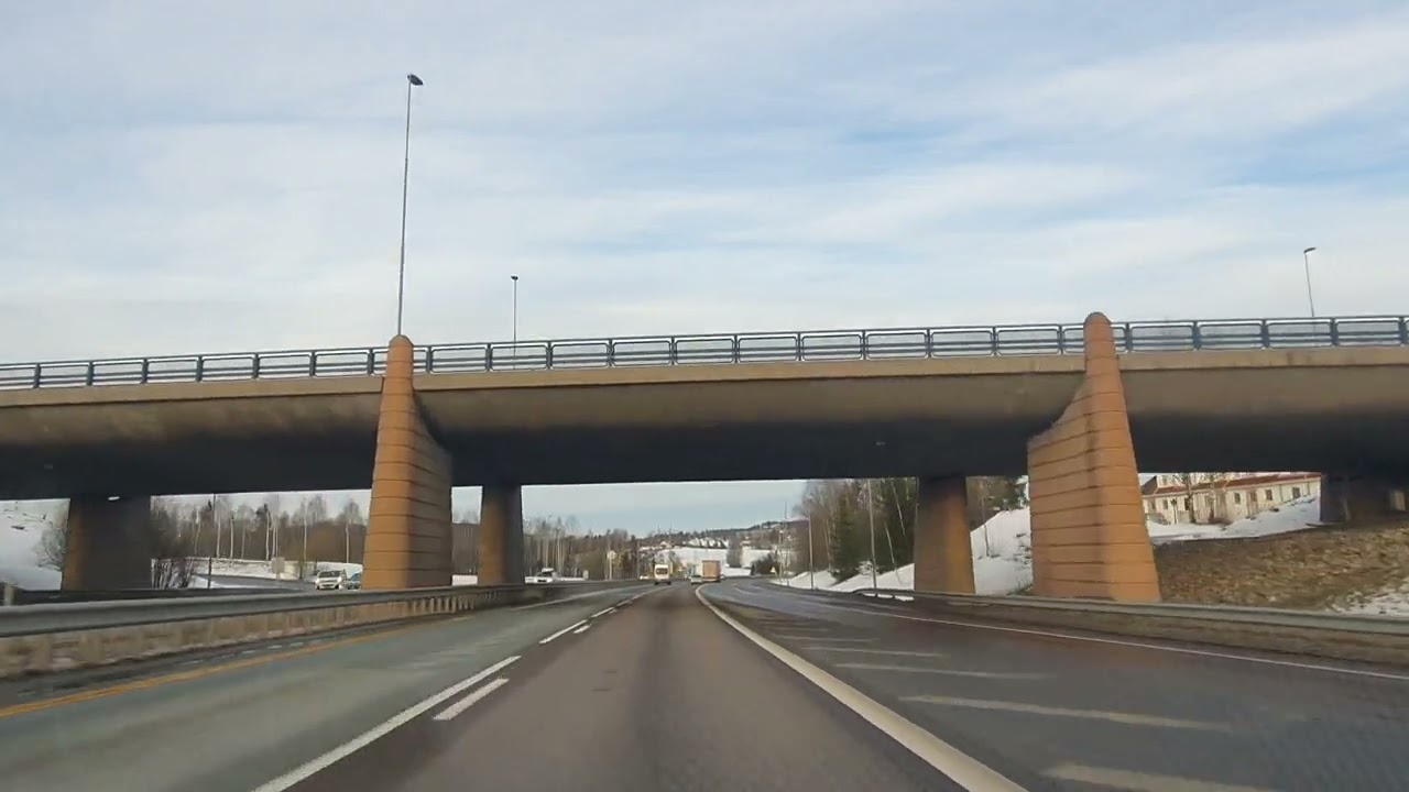 Winter driving Oslo #Kværnerbyen #E6 #Kløfta
