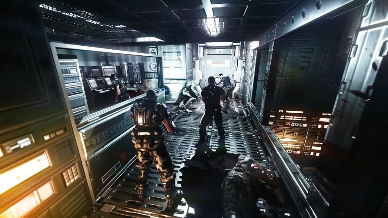 MCS Online Multiplayer Coop Campaign 4-Players Gameplay (Doom 3 Doom3)