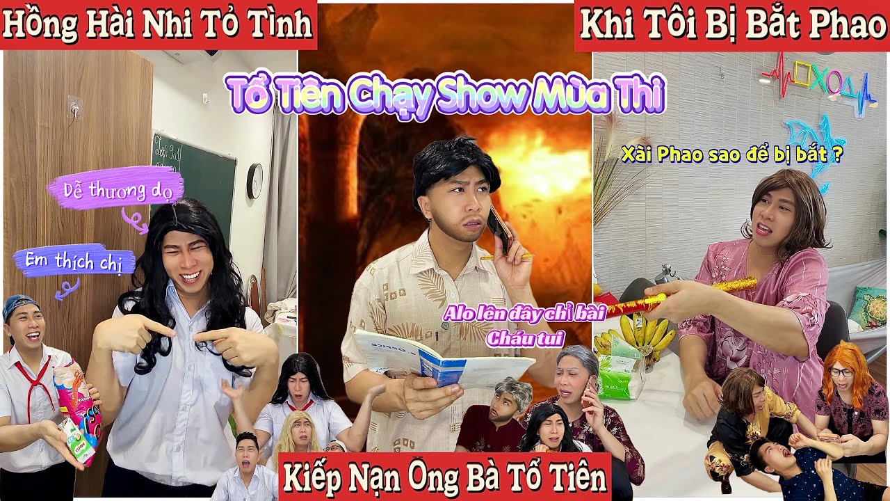 Tổng Hợp Video Ngắn Học Sinh #167 : &Ocirc;ng B&agrave; Tổ Ti&ecirc;n Chạy Show M&ugrave;a Thi, Ba Mẹ Biết Bị Bắt Phao L&uacute;c Thi
