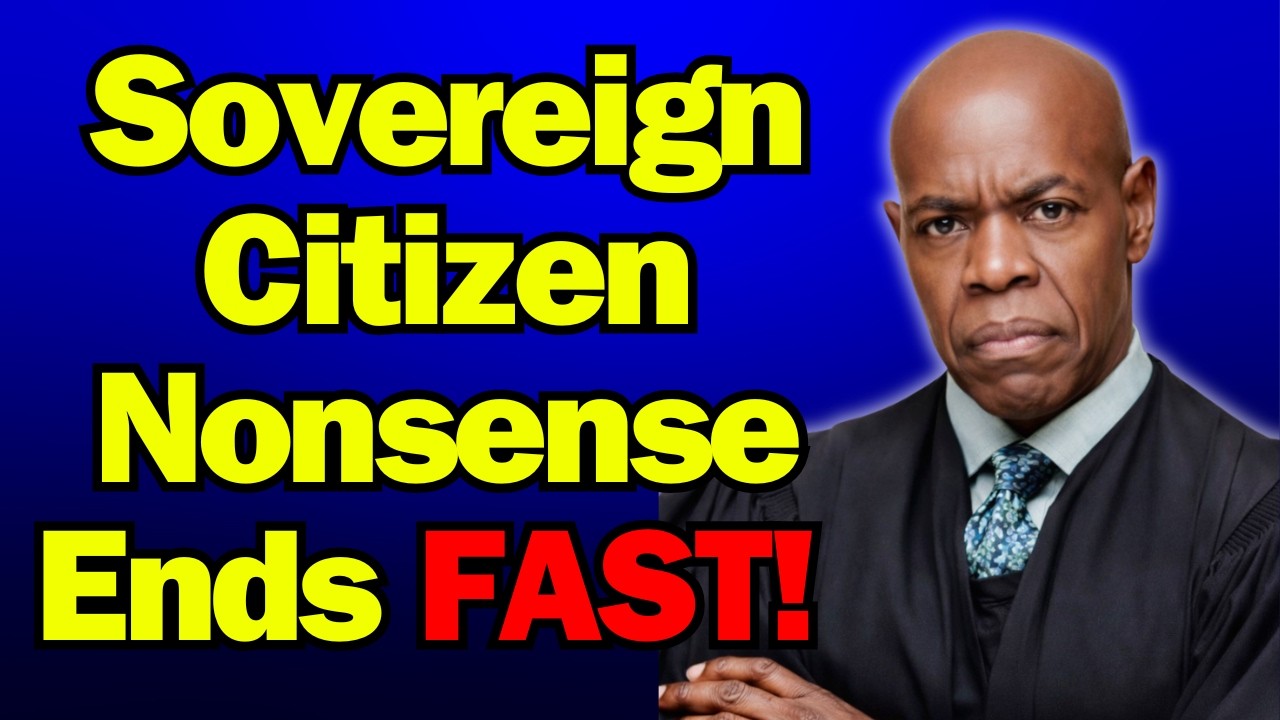 Judge Shuts Down Sovereign Citizen Before She Can Even Finish Her Scheme!