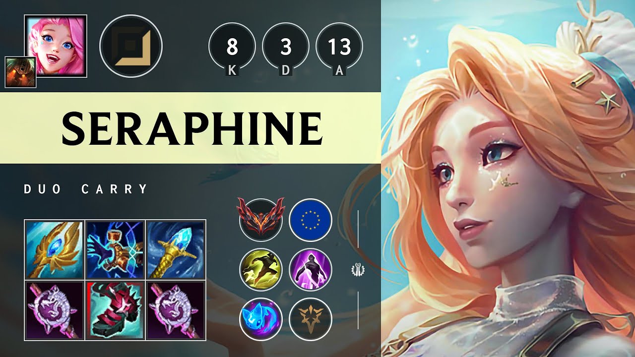 Seraphine Carry vs Corki - EUW Grandmaster Patch 25.19