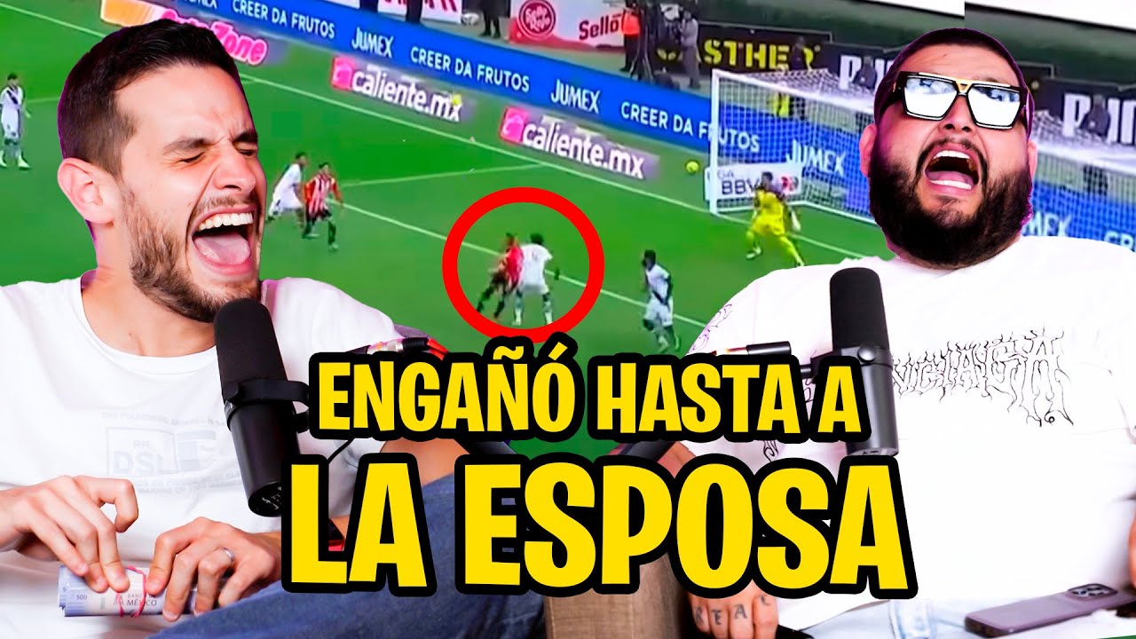 Adrián Marcelo narrando a las CHIVAS