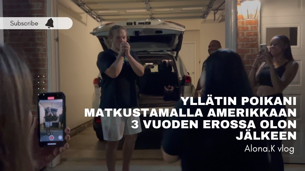 Yllätin poikani 3 vuoden erossa olon jälkeen
