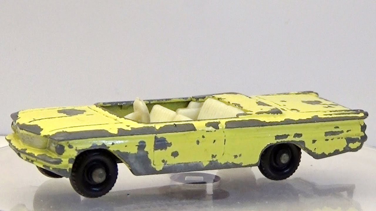 Matchbox  Реставрация Pontiac Convertible нет. 39. Литой автомобиль. Изготовление стекла