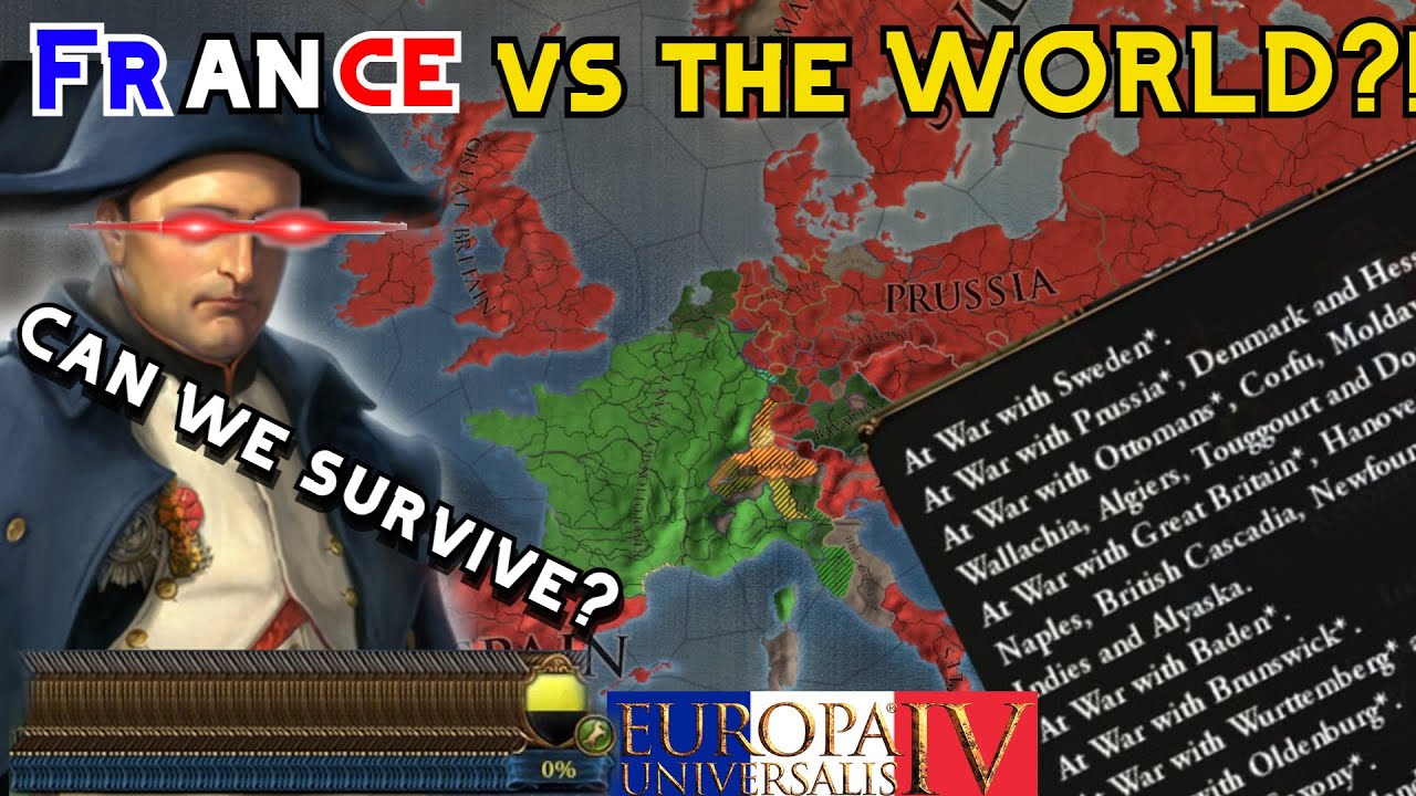 Can NAPOLEON defeat the ENTIRE WORLD in EU4?
