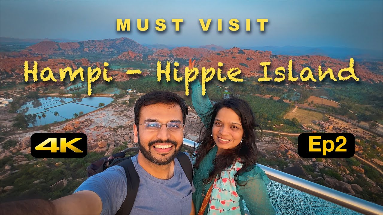UNSEEN Hampi - Hippie Island | Ep 2 | Ru&Chai Vlog | Shot on iPhone