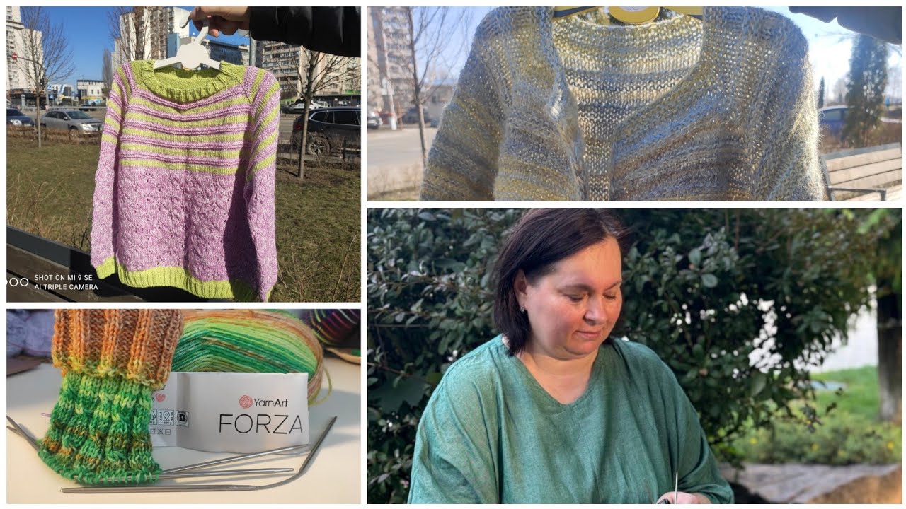 🇺🇦 knitting vlog/стартую і в'яжу граючи#вязальна_толока #шкарпетки_з_характером