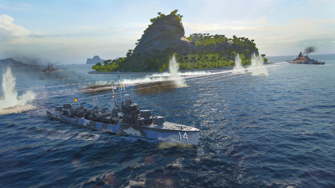 《World of Warships》体验一下，海战游戏