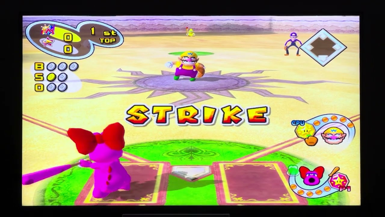 Let’s Play Some Baseball! (GCN Mario Superstar Baseball) *Challenge Mode* -Special Level- MARIO (2)