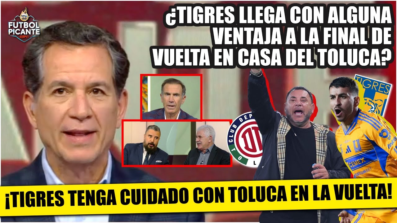 TIGRES SAC&Oacute; VENTAJA por la m&iacute;nima en un duelo cerrado vs TOLUCA que luce con vida | Futbol Picante