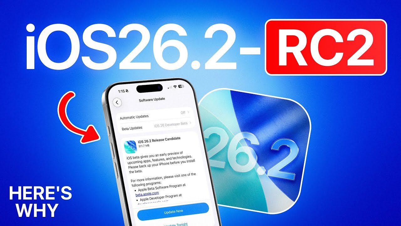 iOS 26.2 RC 2 is OUT - Here&rsquo;s Why!