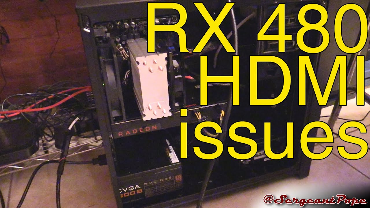 RX 480 HDMI issues at 4K