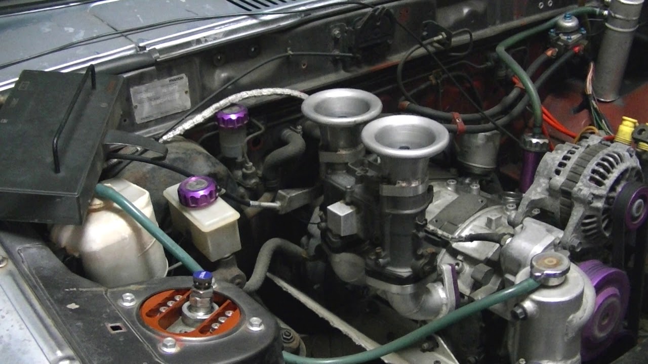 SAVANNA SA22C RX7 ロータリー魂 13B PP NA WEBER Φ51   HCR   DYNO POWER 299ps/9800rpm ダンドラ ウェーバー ペリ