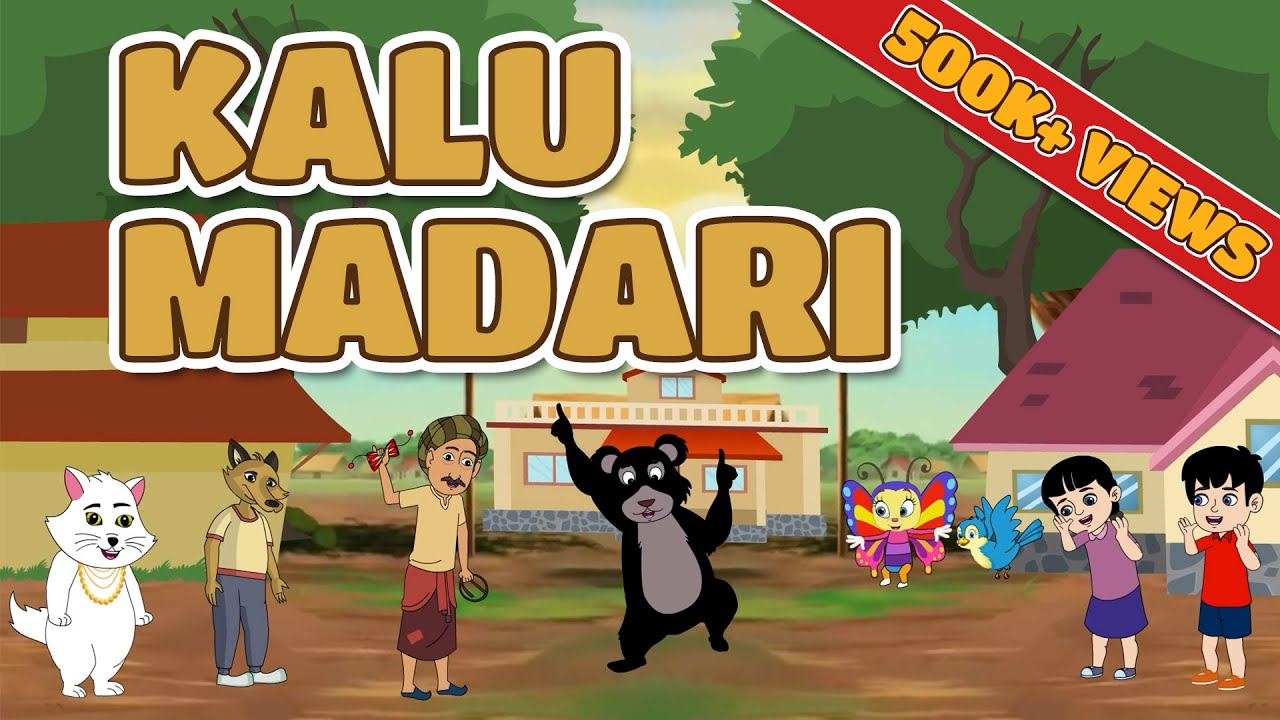 Kalu Madari | कालू मदारी | Hindi Rhymes For Kids | BlueberryTales