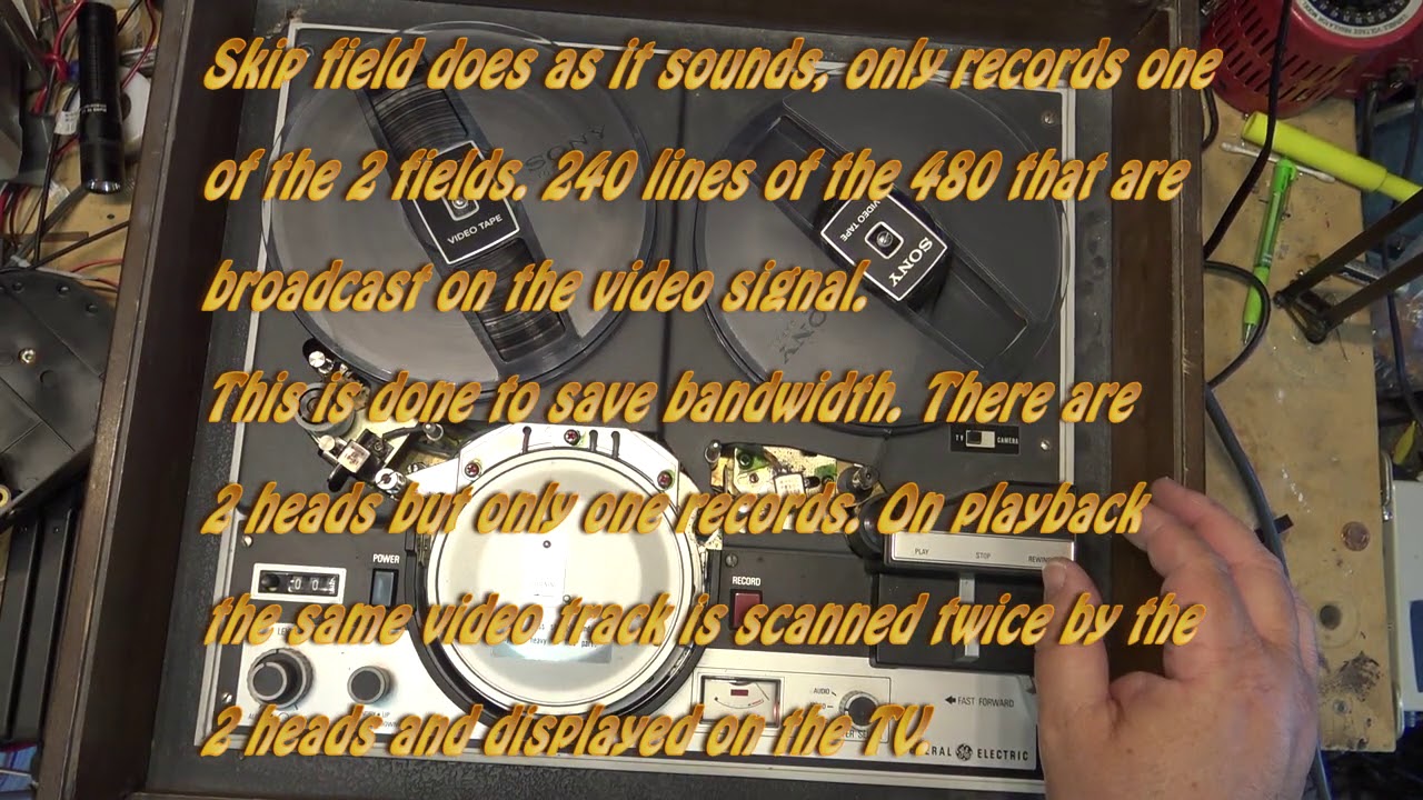 Vintage Video Recorder from 1965 The first consumer VTR sold by Sony