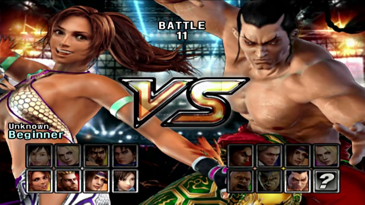 Tekken 5: 2x Team Battle Mode [Hard] Part 6 - PC PS2 PCSX2 Emulator [1080p to 2160p 4k] #6