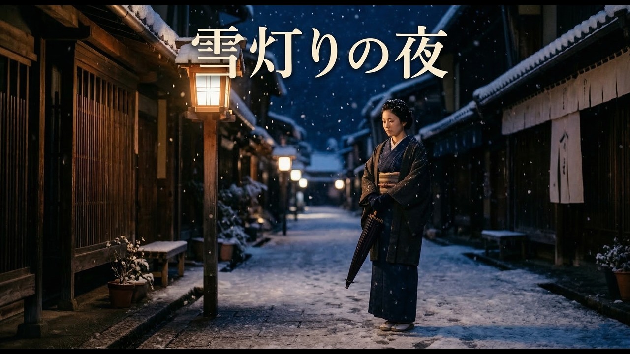 雪灯りの夜 ❄️ 冬になると聴きたくなる切ない恋の歌｜Japanese Winter Love Song