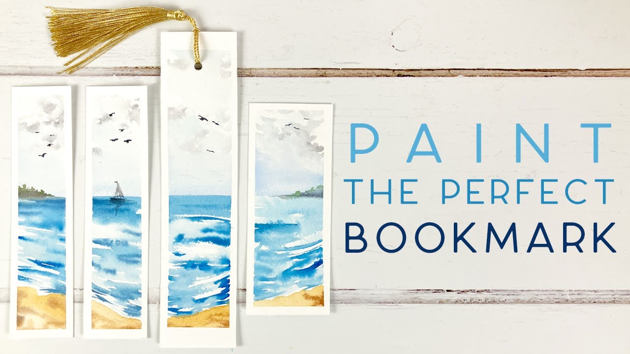 Quick and Easy Beach Bookmark