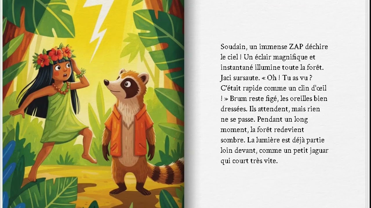 Tonnerre Après French histoire pour enfants sciences amusantes pour les enfants