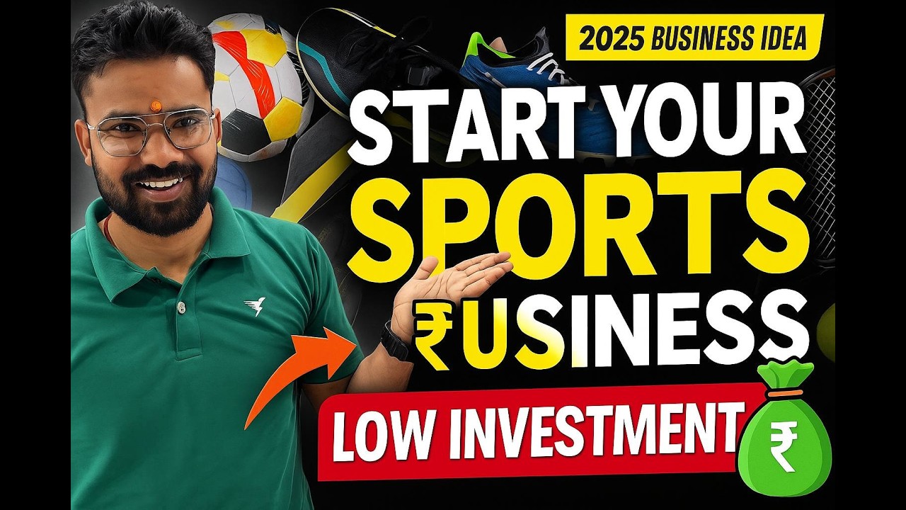 How to Start a Sports Shop Business in India with ₹3&ndash;5 Lakhs | Real Guide