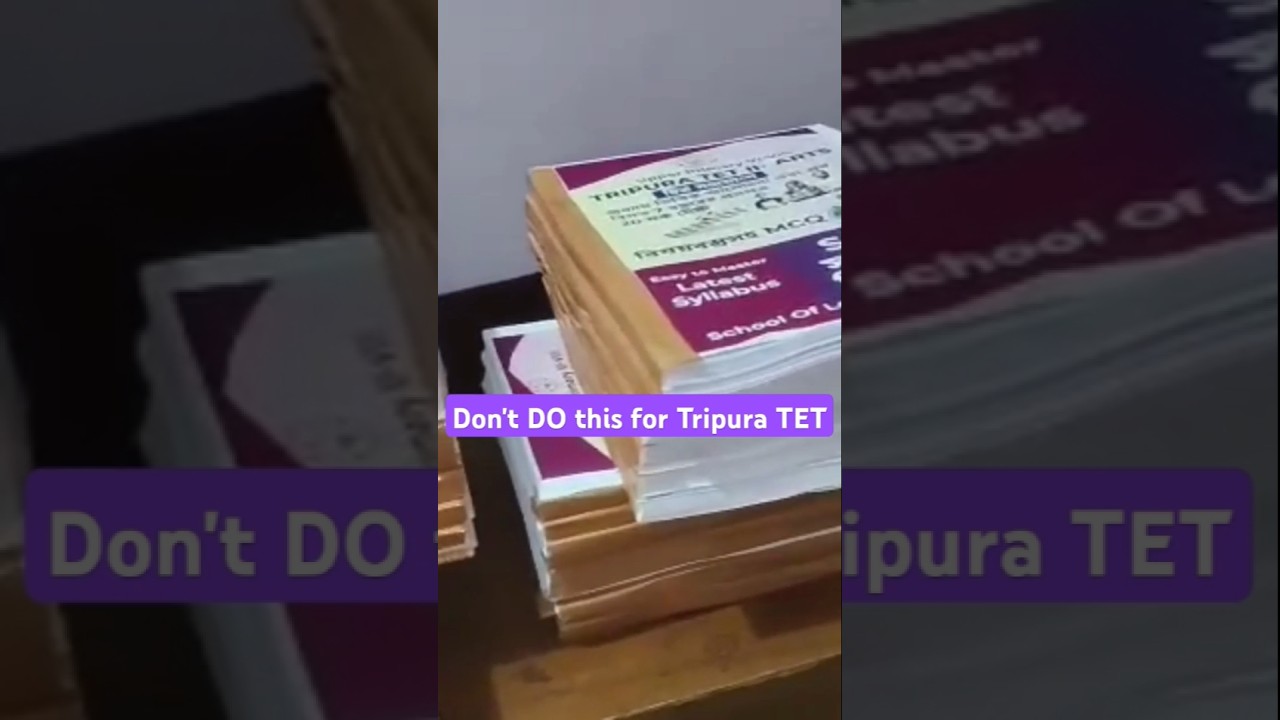 Tripura TET Exam 2025 best study material | Subject wise TET books | Chapter wise explanation+mcq |