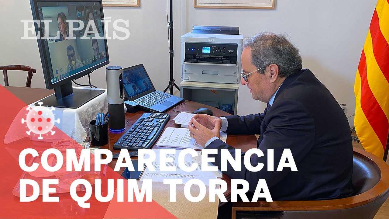#CORONAVIRUS | Comparecencia de Quim TORRA sobre la situaci&oacute;n del COVID-19
