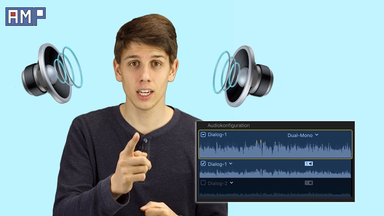 Mono zu Stereo-Audiosignal - Final Cut Pro X