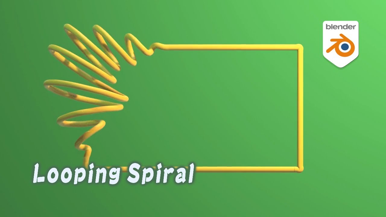 [Tut] Looping Spiral - Blender Geometry Nodes 3.0 Field