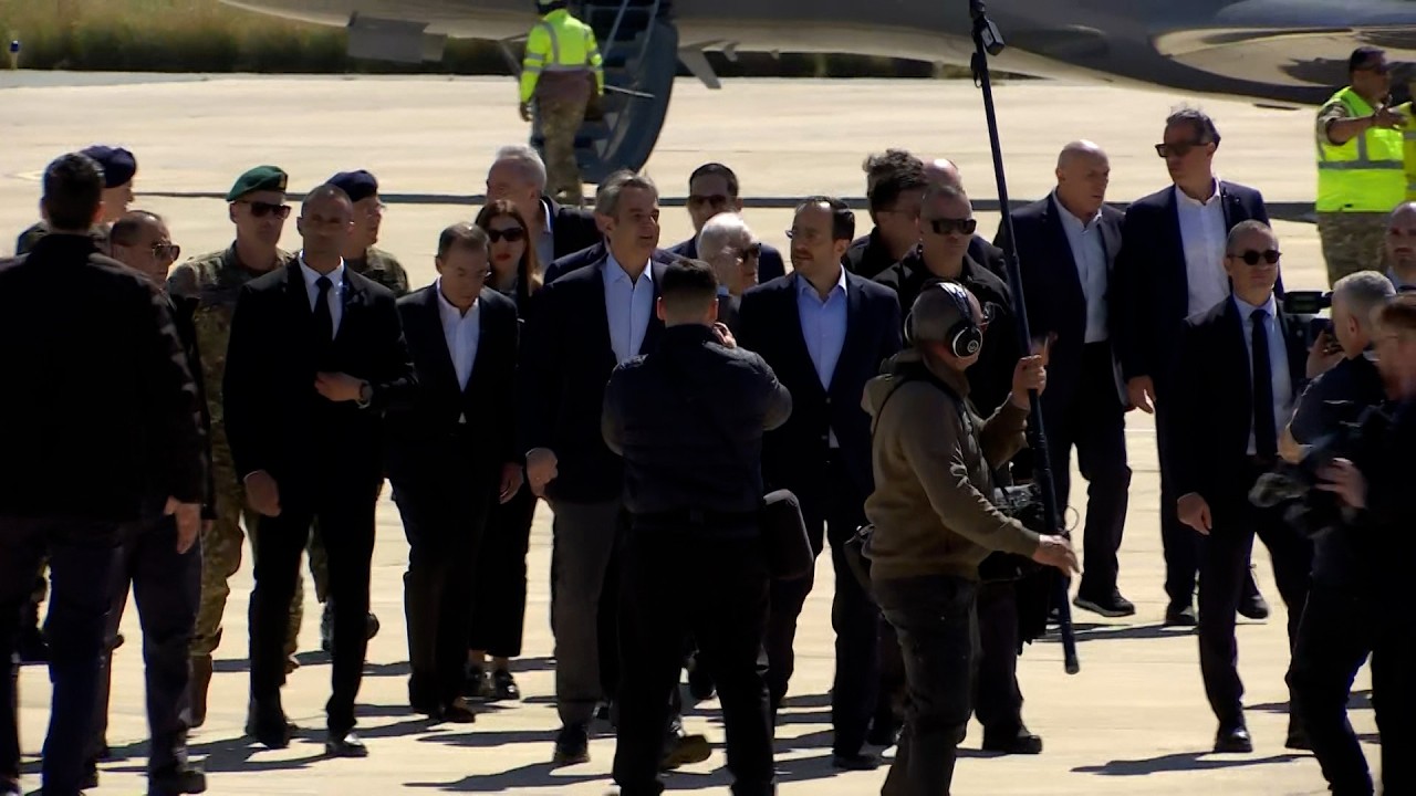 Στην Πάφο ο Κυρ. Μητσοτάκης - Συνάντηση με Εμ. Μακρόν και Ν. Χριστοδουλίδη