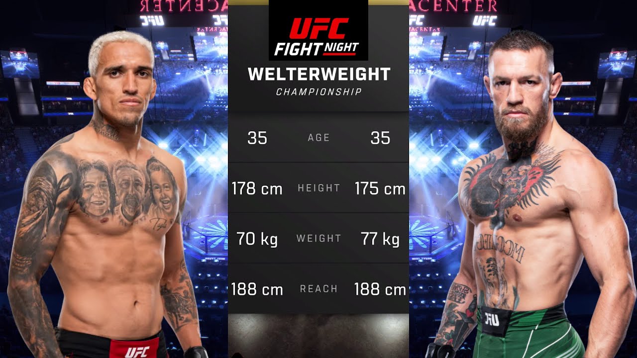 Charles Oliveira vs Conor McGregor Full Fight - UFC 5 Fight Night