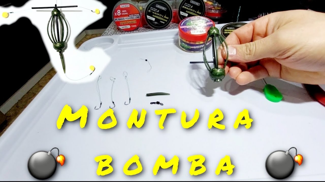 MONTURA BOMBA CRAP/CARAS CU 3 CARLIGE ANTITANGLE