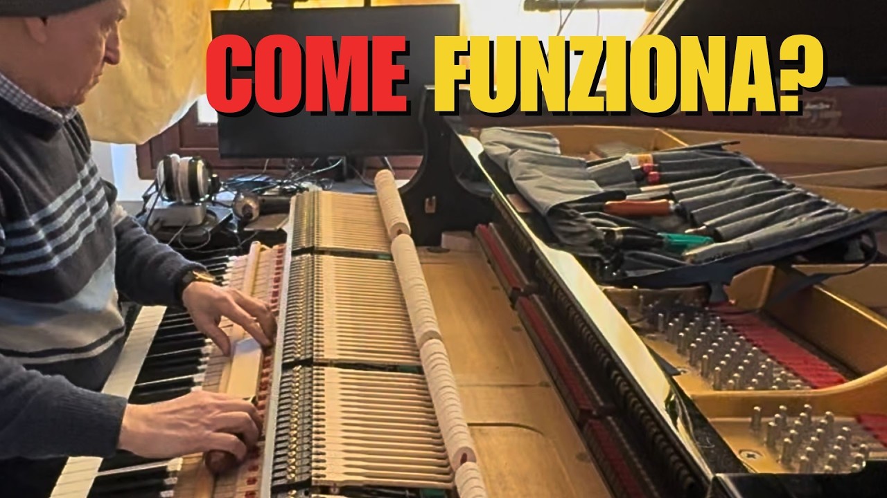 Come FUNZIONA il pianoforte? Straordinario intervento del tecnico Cannavacciuolo.