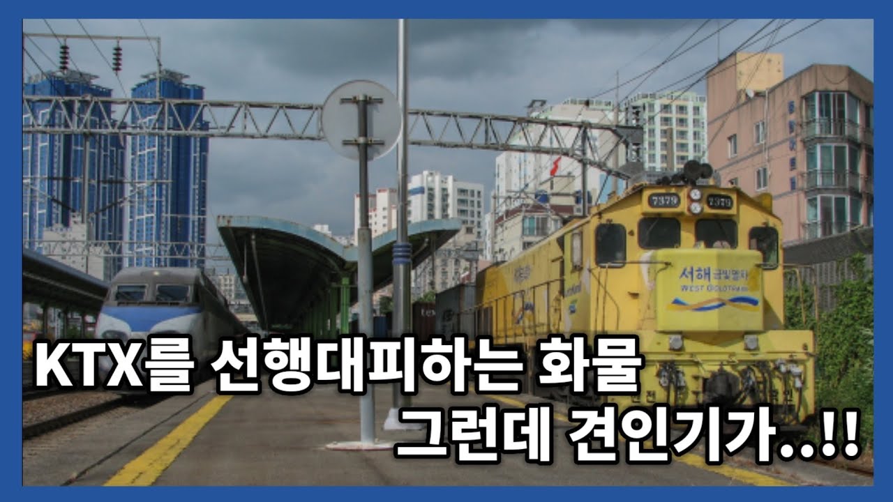 화물 알바를 하면서 KTX까지 선행대피..ㄷㄷ|화물 3063|경부선 구포역