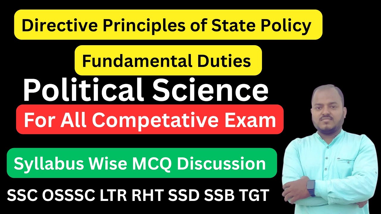 OTET- 1 & 2 Direct Principal of State Policy || Fundamental Duty MCQ MO EXAM STUDY 