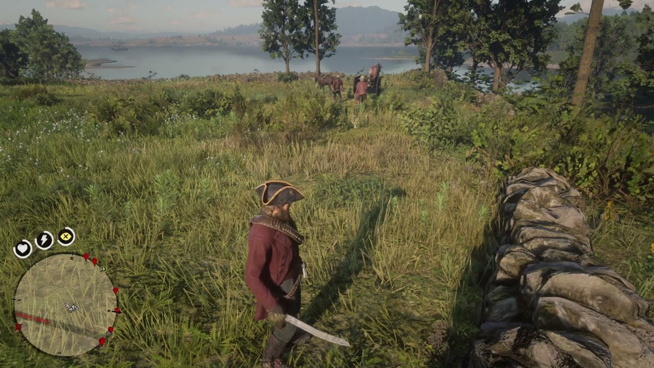 Red Dead Redemption 2 - Two guys with a safe encounter, high honor play.